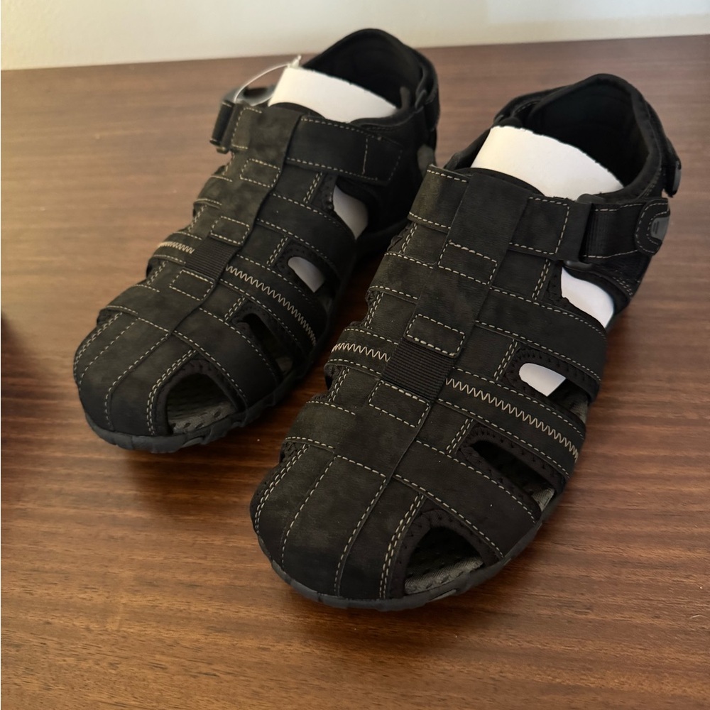 Nunn Bush Discover True Comfort Rio Bravo Sandal Black Men’s size 11 Sandal Shoe